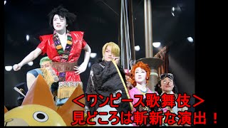 ワンピース歌舞伎の斬新な演出！