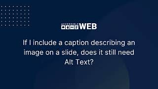 Image Captions vs. Alt Text: Do You Need Both?