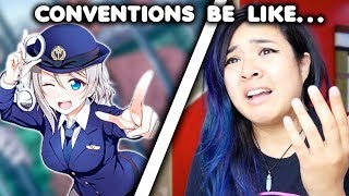 Anime Cons Looking Through Your Stuff Like...