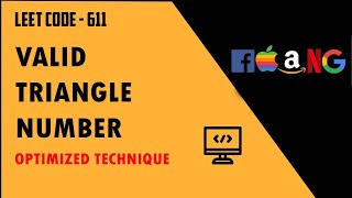 Valid Triangle Number | Leetcode 611 | Explained with Code | CodeBaker