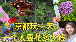 京都一日游。有名的京都寺庙，神社的紫阳花园介绍。秘密基地植物园咖啡美食