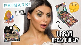TESTING PRIMARK X ALICE IN WONDERLAND MAKEUP! URBAN DECAY DUPE!? FIRST IMPRESSIONS + REVIEW