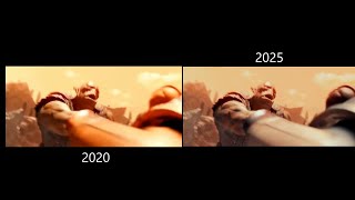 Astartes 2 teaser trailer comparison 2020 vs 2025