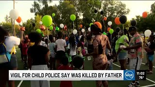 Family, friends of 5 y/o allegedly killed by father pay tribute to him