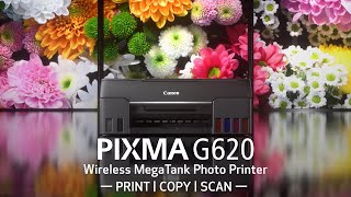 Meet the Canon PIXMA G620 Wireless MegaTank Photo Printer