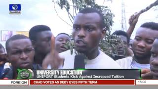 News Across Nigeria: UNIPORT Students Kick Against Increased Tuition Pt.1