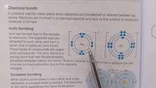 Level 7 New Oxford Secondary Science Unit 6 Chemical Bonds Reading Pg 80 - Ionic Bond - Covalent