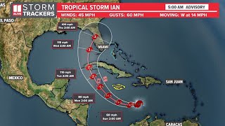 Ian is forecast to be a major hurricane before landfall: what we know, model data and track