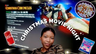 MY CHRISTMAS MOVIE NIGHT| Aesthetic| Vlogmas Day 21🎄