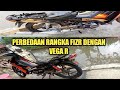 perbedaan rangka yamaha fizR dengan yamaha vegaR