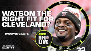 Is Deshaun Watson the right fit for the Cleveland Browns' personnel? 🤔 | NFL Liv