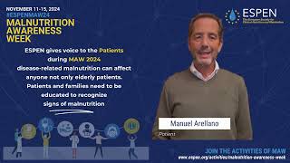 ESPEN MAW 2024  Patients and signs of malnutrition