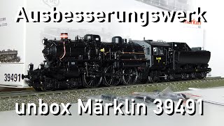 Ausbesserungswerk H0 Märklin unbox 39491 DSB Litra E 991 Neuheit Marklin Steam Locomotive Trix 25491