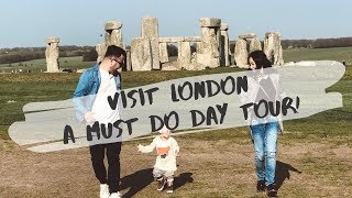 Visit London vlog// Stonehenge, Roman Bath & Windsor Castle with toddler in 1 Day! #visitlondon
