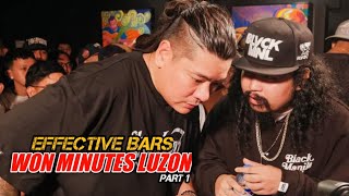 Fliptop Won Minutes Luzon - Effective Bars / Punchlines