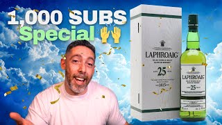 Laphroaig 25 - 1K Subscribers special review 🥳