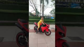 dhoom machale song#Aarohi#cute baby video#bike#baby girl#shorts#viral#trending#ytshorts