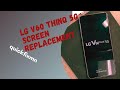 How to replace a crack screen for lg v60 thinQ 5G | LG v60 thinq 5G screen replacement