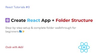 Create React App + Folder Structure | React Series Ep. 3 🚀💻