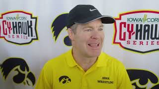 Tom Brands Prior to Iowa State Dual at Carver