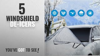 Top 10 Windshield De-Icers [2018]: Car Windscreen Frost Cover - Exqline Windshield Snow Cover, Sun