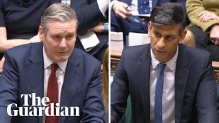 Rishi Sunak and Keir Starmer clash over Rwanda, Thatcher and Brexit at PMQs