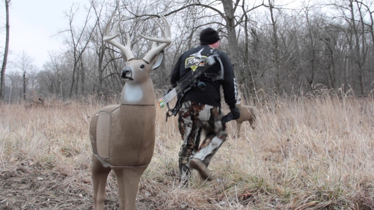 How To Practice Bowhunting Shots To Kill A Deer - YouTube