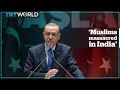 Erdogan denounces “massacres” committed against Muslims in India