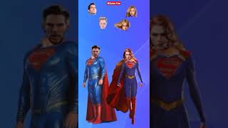 Superman 😀 Supergirl 😁 wrong head change 🤗 #shorts #short #entertainment  #animation