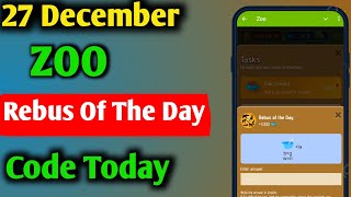 Rebus Of The Day Zoo 27 December | ZooRebus Of The Day I Rebus Of The Day ZooCode