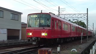 名鉄6815F+6808F 1794ﾚ普通東岡崎 西春駅到着