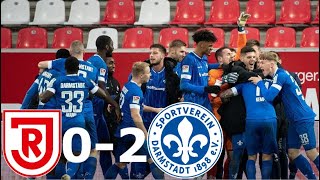 Regensburg vs Darmstadt 98  0-2 Highlights | All Goals | 19 December 2021