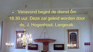 Ochtenddienst 1-1-2023