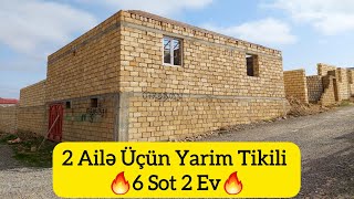 Masazirda 6 Sotda Yarim Tikili Heyet Evi Satılır Monalit Beton Qiymət Videoda (077)313-03-31