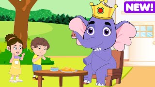 🐘 Hathi Raja Kahan Chale | Rhymes for Kids | Kids Hindi Poem