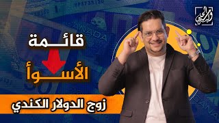 قائمة الأسوأ: زوج الدولار الكندي💰