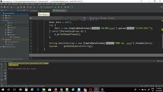 Switching Date format in java
