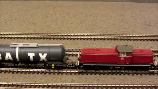 Arnhegen III (16) N-scale : First manual test with digital coupler on Minitrix V90