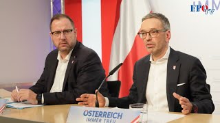 Herbert Kickl kündigt in Pressekonferenz Neuwahlantrag an!