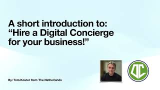 Hire a Digital Concierge