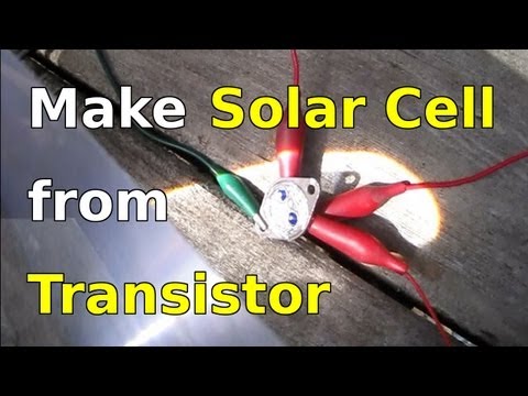How to Make Solar Cells using Transistors (2N3055) How to Make Solar Cells using Transistors (2N3055)