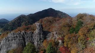 縫道石山＆下北西海岸(空撮)