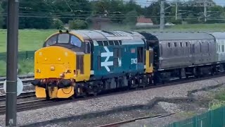 “37403” “Isle Of Mull” passing south York with 4 mk1s to barrow hill L.I.P