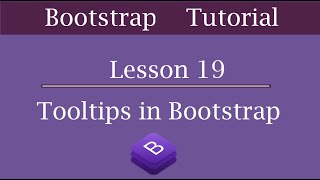 Tooltips in Bootstrap