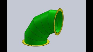 Concevoir un coude de 90° sur SolidWorks : Tolerie