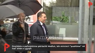 Drejtësia e pafuqishme përballë Mediut, ish-ministri “pushime” në Itali ditën e gjyqit