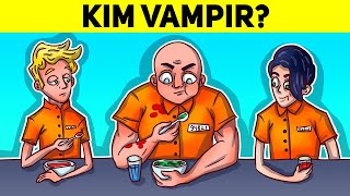 KIM VAMPIR? YANGI MANTIQIY SAVOLLAR VA EMOJILAR TO'PLAMI - NECHTASIGA TO'GRI JAVOB BERA OLASIZ?