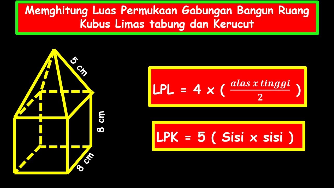 Cara Menghitung Luas Permukaan Kubus Gabungan - IMAGESEE