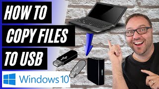 How to Copy Files to a Flash Drive, Thumb Drive, or External Hard Drive | Windows 10