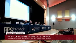 Richmond School Board says tests for mold have been scheduled for this week